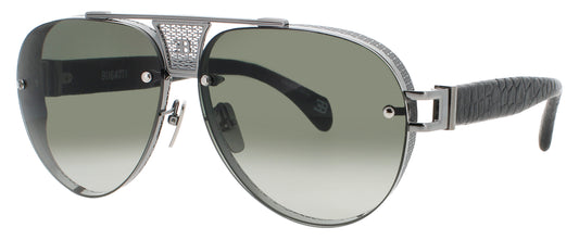 BUGATTI 05 Frame ANTIQUE SILVER / GUMETAL Lens G-15 GRADIENT