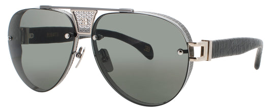 BUGATTI 05 Frame GUNMETAL / WHITE GOLD Lens GREY TINT
