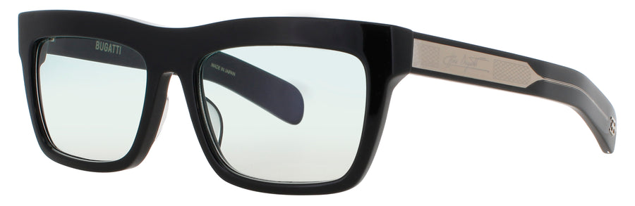 BUGATTI 44 Frame BLACK Lens LIGHT GREEN GRADIENT