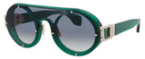 BUGATTI 47 Frame BOTTLE GREEN Lens SMOKE