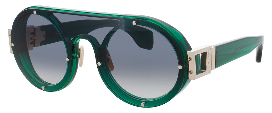 BUGATTI 47 Frame BOTTLE GREEN Lens SMOKE