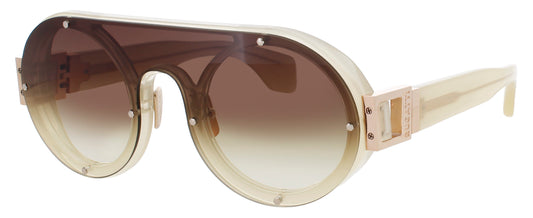BUGATTI 47 Frame BONE Lens GRADIENT BROWN
