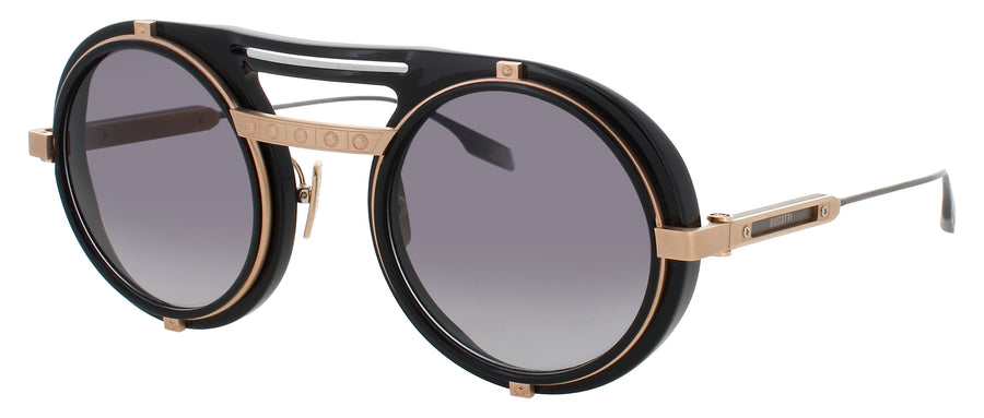 BUGATTI 52 Frame MATTE GUNMETAL/ROSE GOLD Lens SMOKE