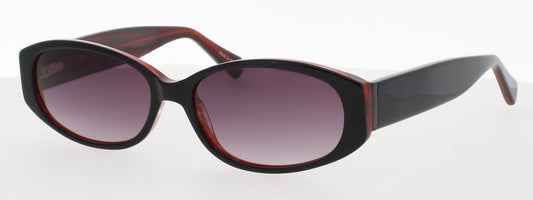 CHAD ALAN BETH Frame BLACK/RED Lens RED GRADIENT