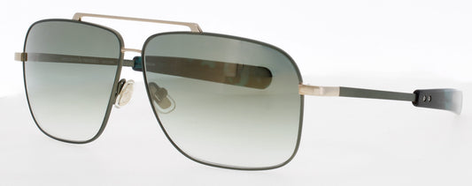 MORGENTHAL FREDERICS MOHAWK Frame GOLD OLIVE Lens GRADIENT GREEN GOLD FLASH