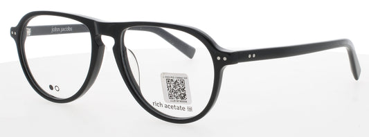 JOHN JACOBS JJE13192 Frame SHINY BLACK Lens DEMO