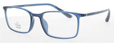 LENSKART LAE14529 Frame TRANSPARENT NAVY Lens DEMO