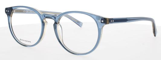 JOHN JACOBS JJE12543XL Frame CRYSTAL BLUE Lens DEMO