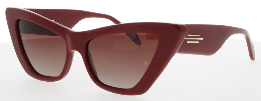 MO BOOM Frame BURGUNDY Lens BROWN GRADIENT