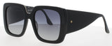 MO JANIS Frame SHINY BLACK Lens GRADIENT GREY