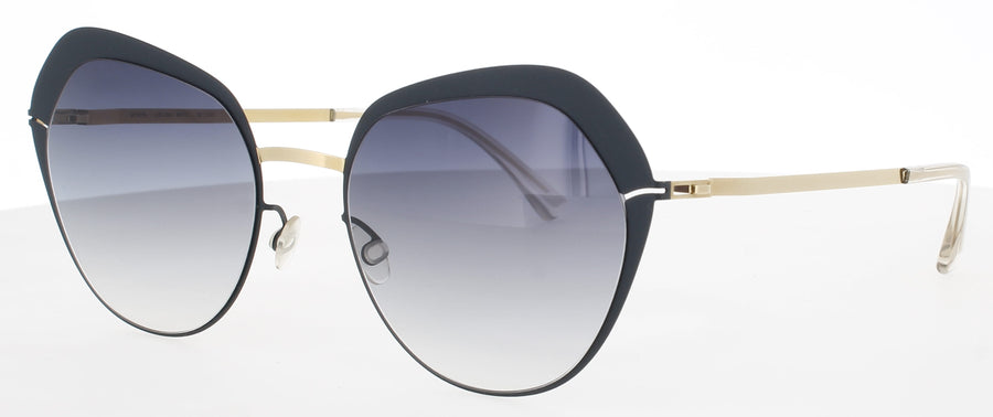 MYKITA METTE Frame MATTE INDIGO/GOLD Lens GREY GRADIENT
