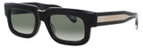 BUGATTI 69 Frame BLACK/WHITE GOLD Lens GREEN GRADIENT