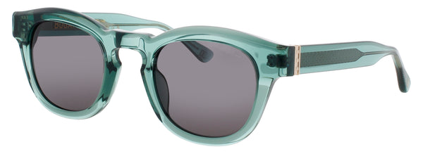 BUGATTI 71 Frame BOTTLE GREEN/WHITE GOLD Lens SMOKE