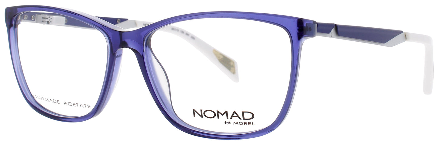 NOMAD-MOREL 2547N Frame ROYAL BLUE/CLEAR Lens DEMO