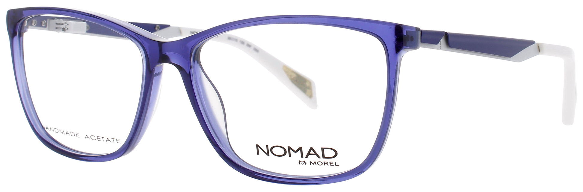 NOMAD-MOREL 2547N Frame ROYAL BLUE/CLEAR Lens DEMO