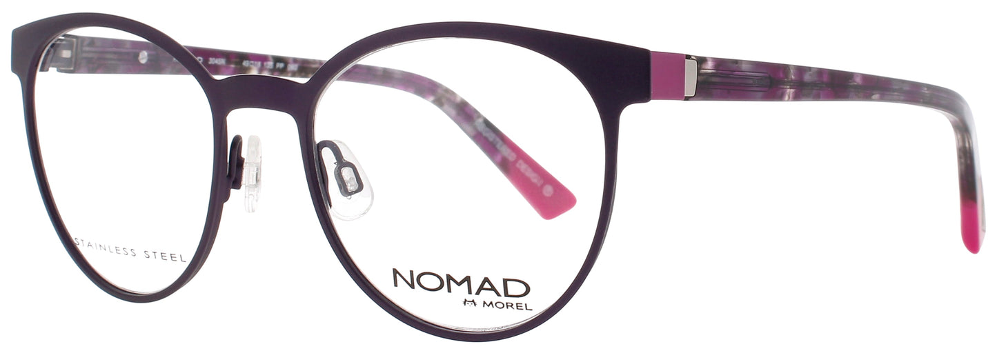 NOMAD-MOREL 3045N Frame PURPLE MARBLE Lens DEMO