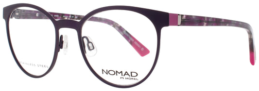 NOMAD-MOREL 3045N Frame PURPLE MARBLE Lens DEMO