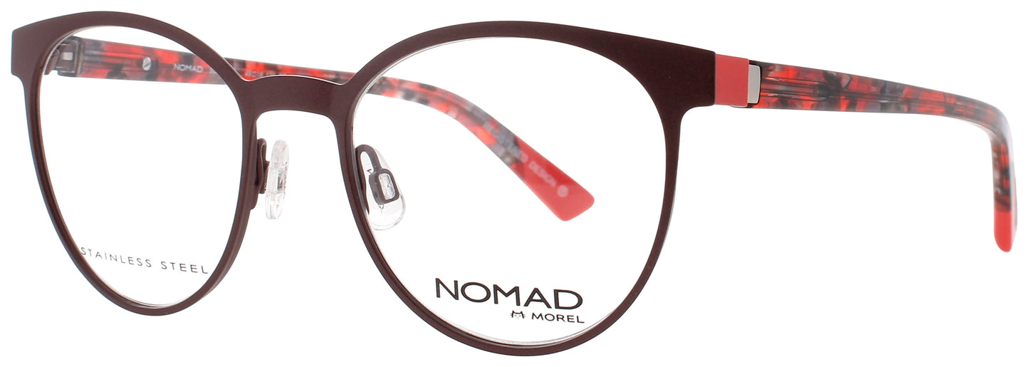 NOMAD-MOREL 3045N Frame ORANGE MARBLE Lens DEMO
