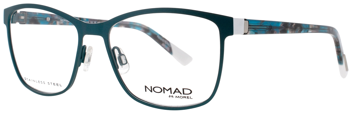 NOMAD-MOREL 3048N Frame TEAL MARBLE Lens DEMO