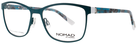 NOMAD-MOREL 3048N Frame TEAL MARBLE Lens DEMO
