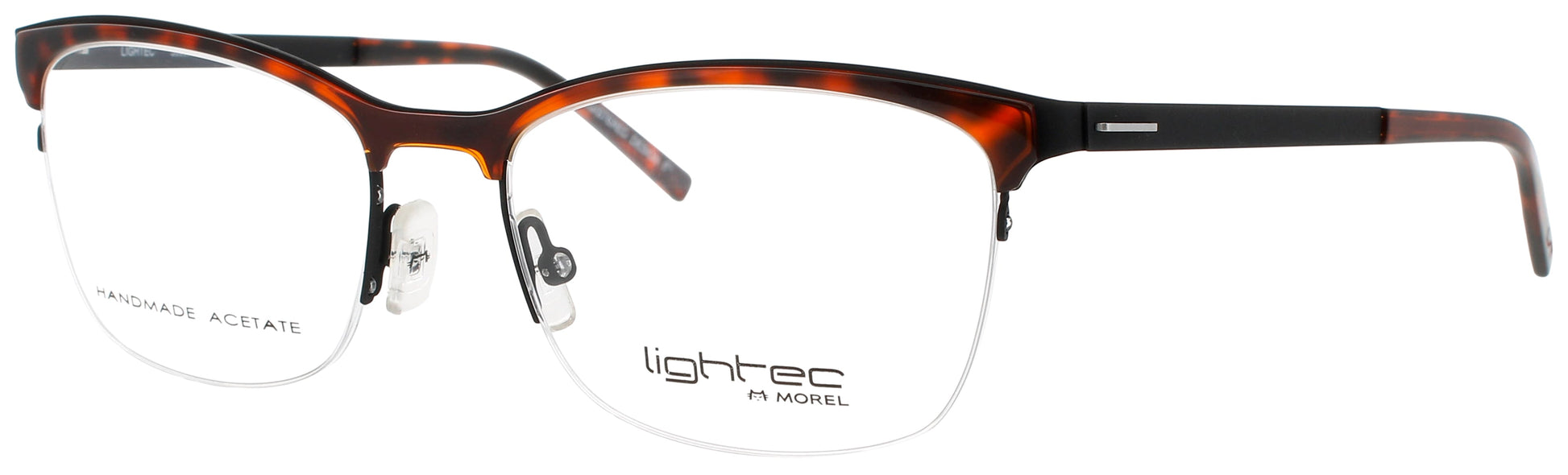 LIGHTEC-MOREL 30035L Frame RED TORTOISE/BLACK Lens DEMO