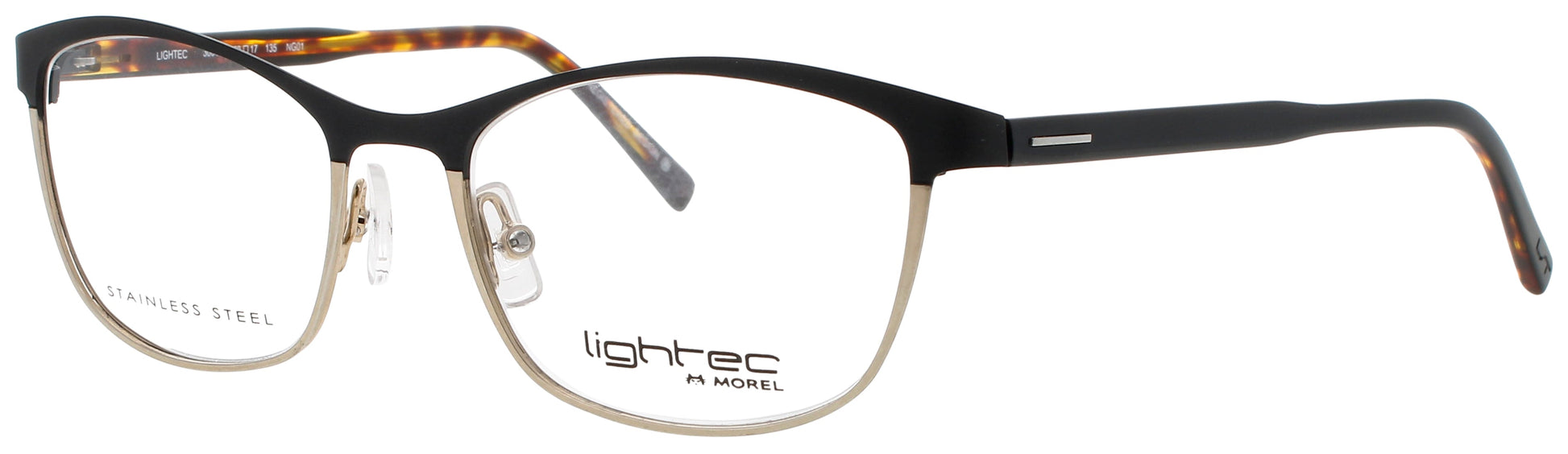 LIGHTEC-MOREL 30044L Frame BLACK/GOLD Lens DEMO