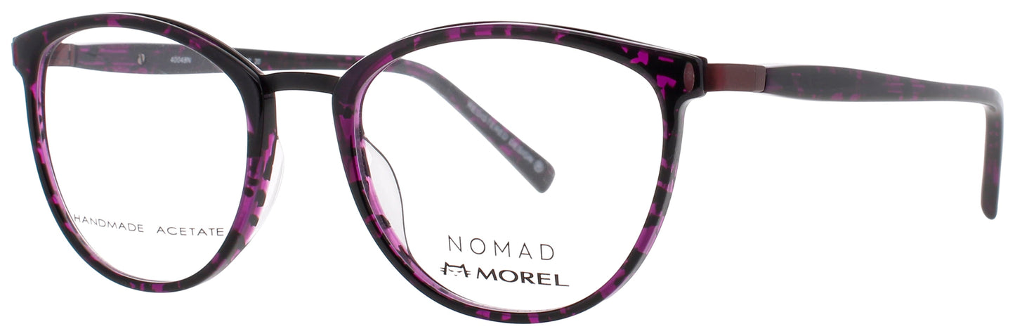 NOMAD-MOREL 40048N Frame PURPLE MARBLE Lens DEMO
