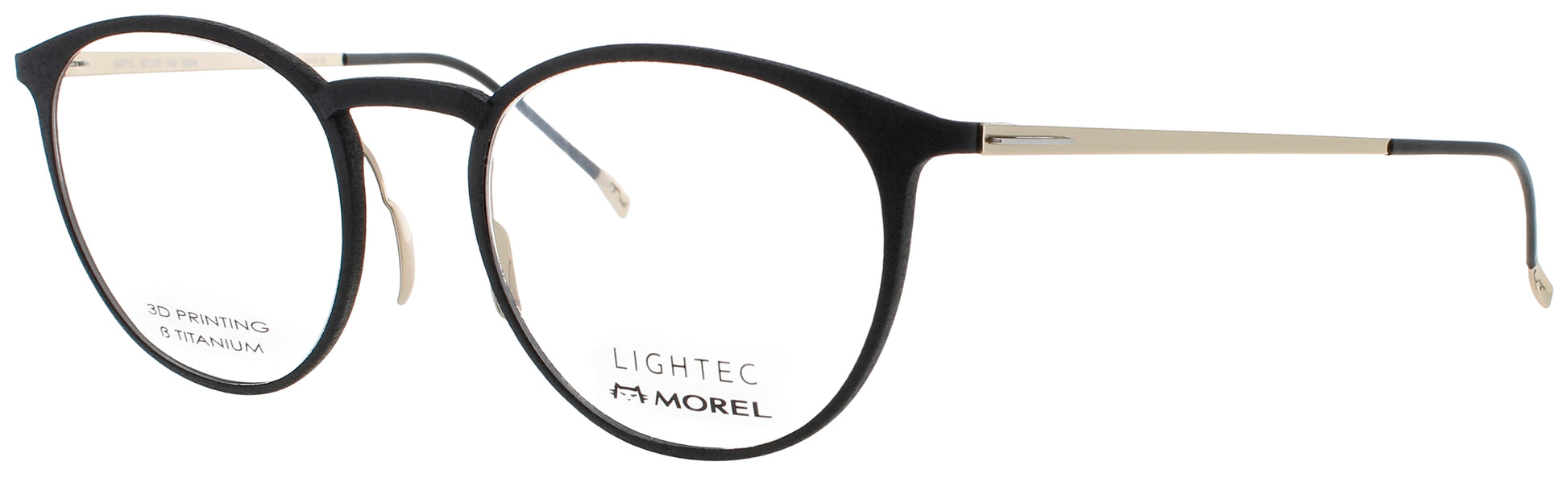LIGHTEC-MOREL 30071L Frame BLACK/SILVER Lens DEMO