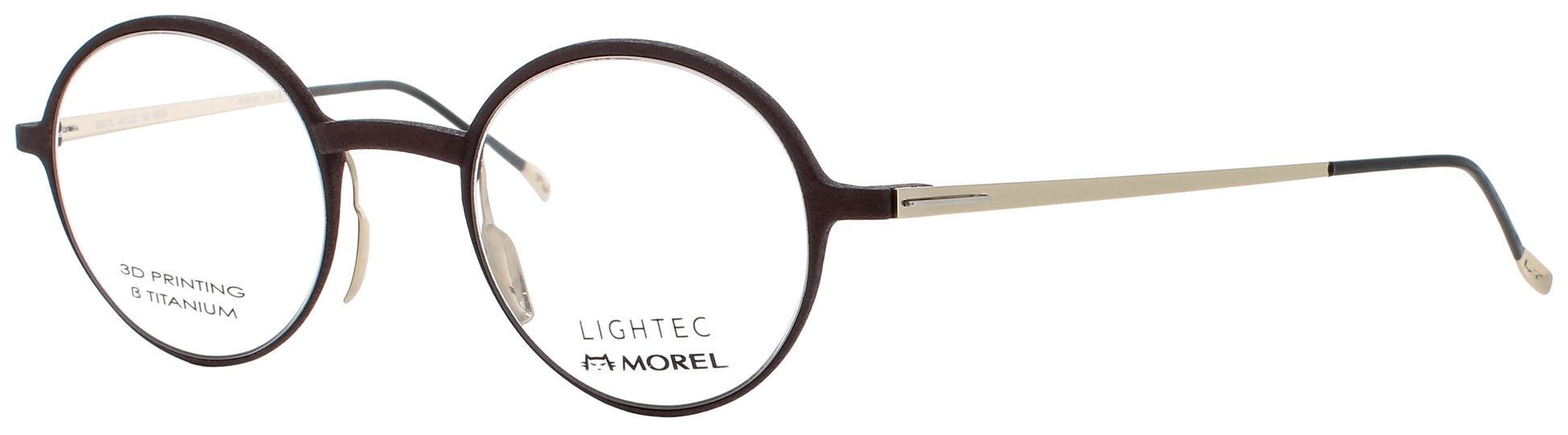 LIGHTEC-MOREL 30077L Frame BLACK/SILVER Lens DEMO