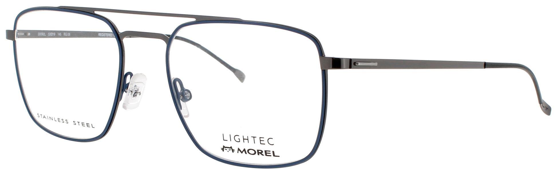 LIGHTEC-MOREL 30092L Frame BLUE/SILVER Lens DEMO