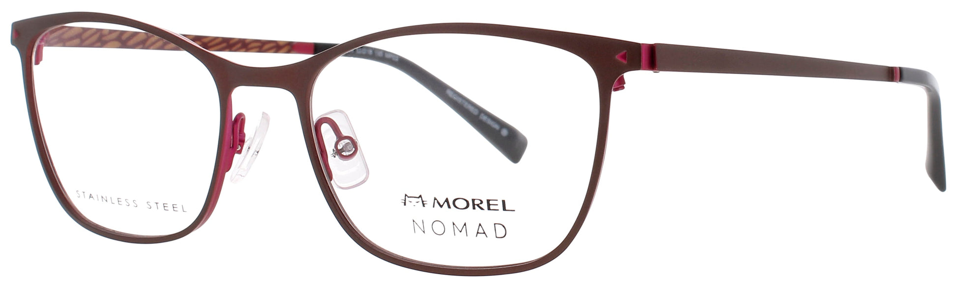 NOMAD-MOREL 40074N Frame BROWN/PINK Lens DEMO