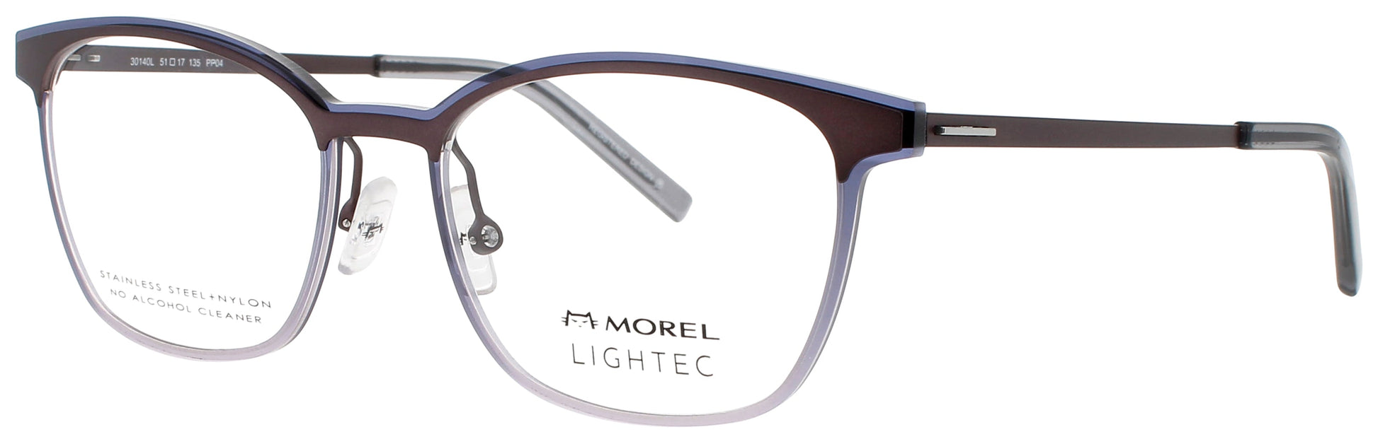 LIGHTEC-MOREL 30140L Frame BROWN/GREY Lens DEMO