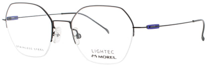 LIGHTEC-MOREL 30153L Frame SILVER/BLUE Lens DEMO