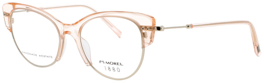 1880-MOREL 60098M Frame CRYSTAL ORANGE/GOLD Lens DEMO