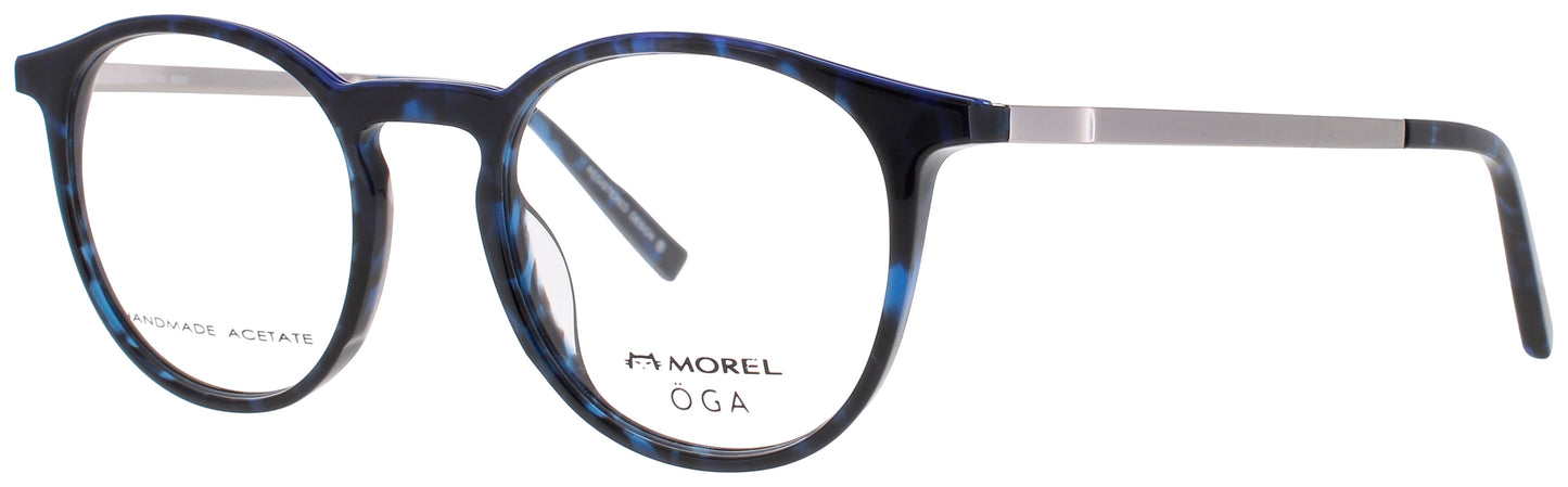 OGA-MOREL 10138O Frame BLUE/SILVER Lens DEMO
