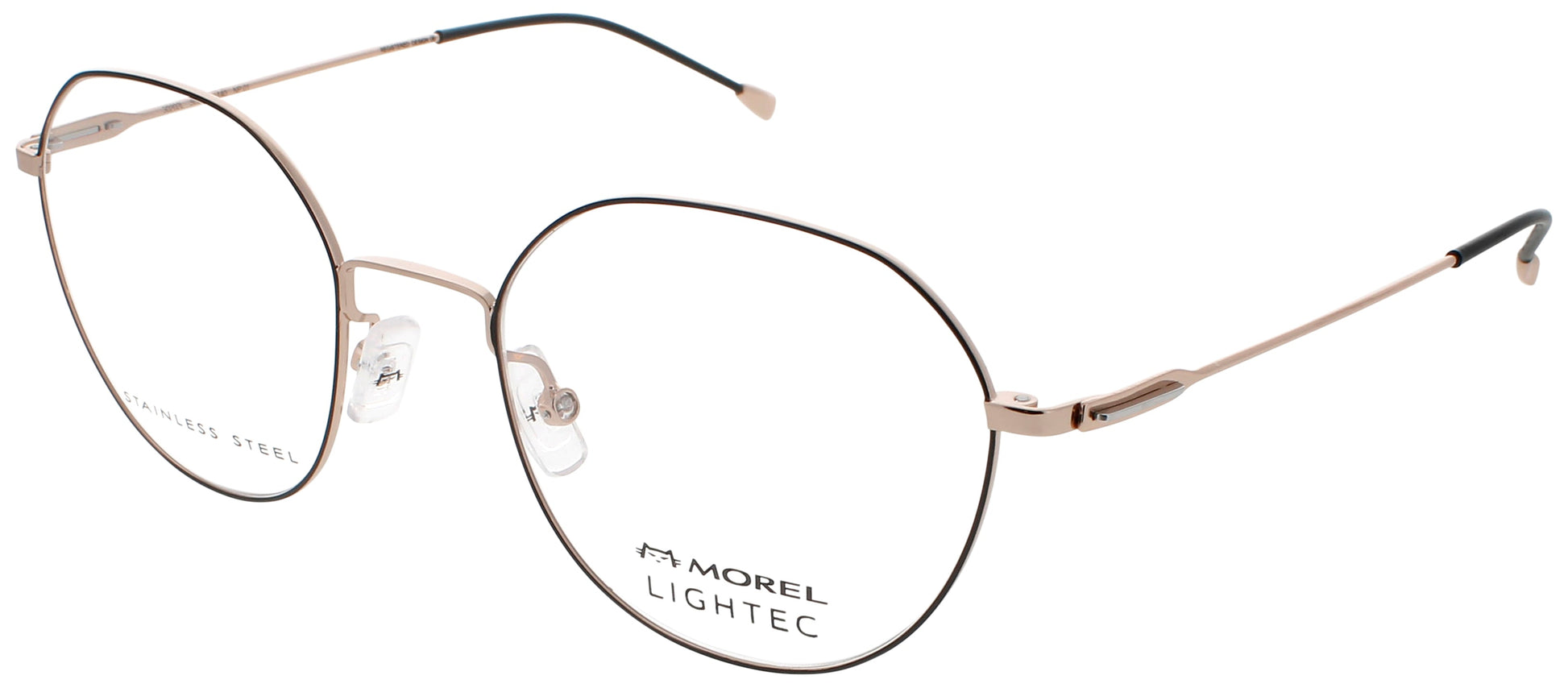 LIGHTEC-MOREL OMICRON 32 Frame ROSE GOLD/BLACK Lens DEMO