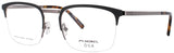 OGA-MOREL 10157O Frame GUNMETAL/SILVER Lens DEMO