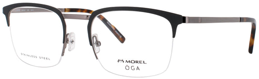 OGA-MOREL 10157O Frame GUNMETAL/SILVER Lens DEMO