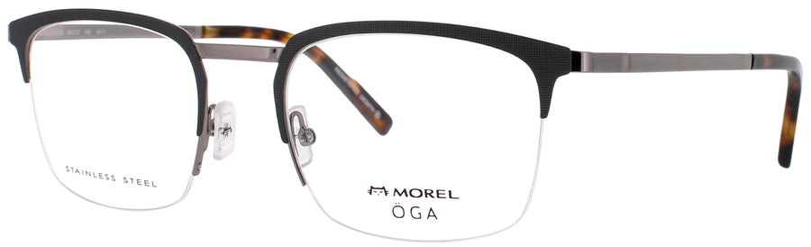 OGA-MOREL 10157O Frame GUNMETAL/SILVER Lens DEMO