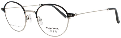 1880-MOREL 60127M Frame BLACK/SILVER Lens DEMO
