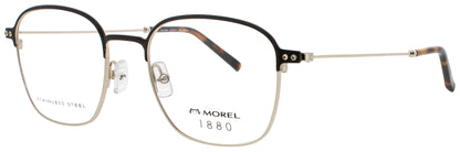 1880-MOREL 60129M Frame BLACK/GOLD Lens DEMO