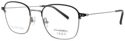 1880-MOREL 60129M Frame BLACK/SILVER Lens DEMO
