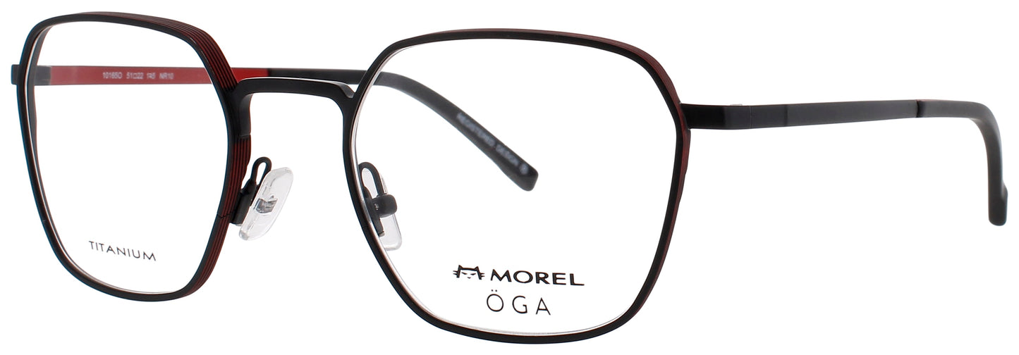 OGA-MOREL 10165O Frame BLACK/RED Lens DEMO