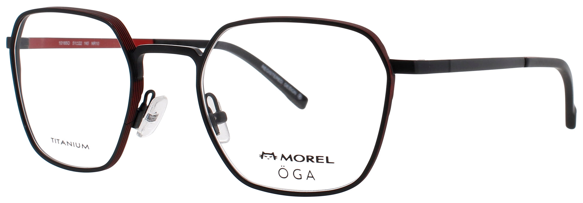 OGA-MOREL 10165O Frame BLACK/RED Lens DEMO