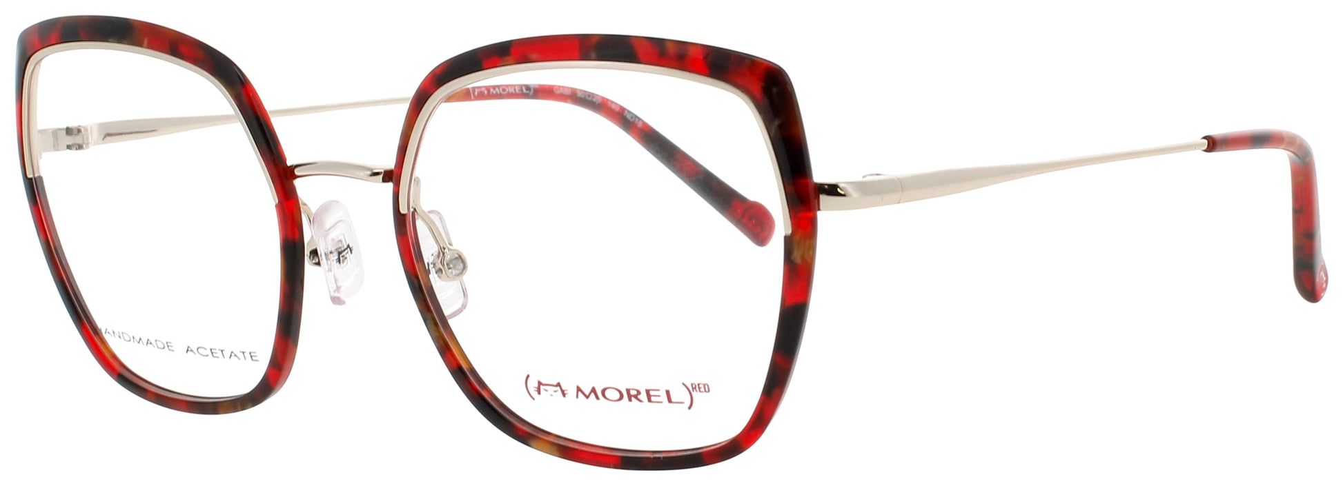 RED-MOREL GABI-90018C Frame RED TORTOISE/GOLD Lens DEMO