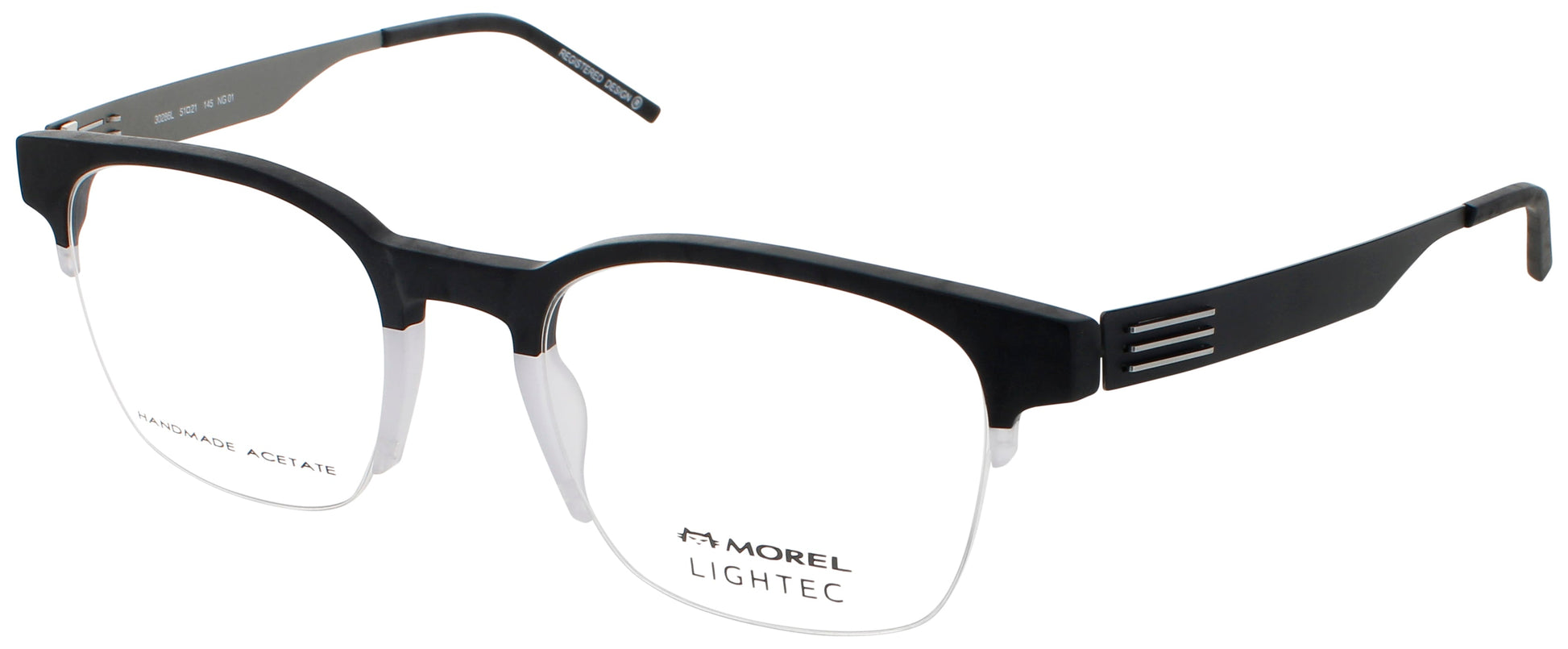 LIGHTEC-MOREL OMICRON 59 Frame BLACK Lens DEMO