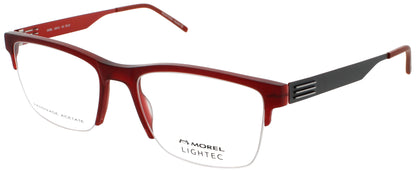 LIGHTEC-MOREL OMICRON 59 Frame DARK RED Lens DEMO