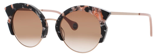 WOOW SUPER-LUCKY-1 Frame BLACK AND ROSE MARBLE Lens BROWN GRADIENT