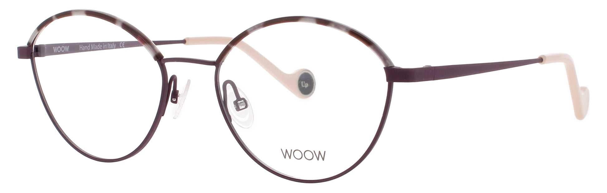 WOOW RISE-UP-1 Frame MATTE VELVET AUBERGINE Lens DEMO