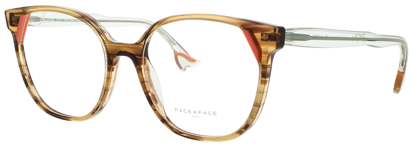 FACE A FACE BOCCA LEMON 3 Frame TRANSPARENT HAVANA TORTOISE Lens DEMO